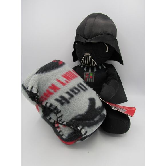 New with Tags Star Wars Galactic Darth Vader Plush and Throw Blanket Set 2015 - Picture 1 of 12